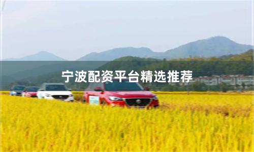 宁波配资平台精选推荐